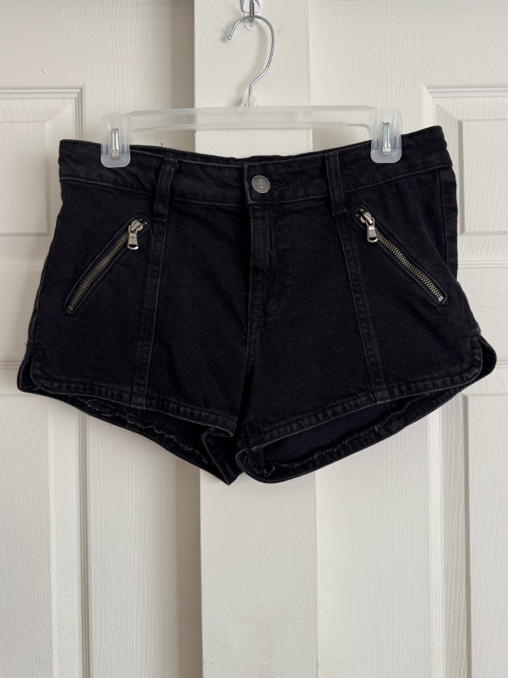 Aeropostale Denim Black Shorts
